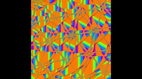 Beautiful pattern .movement of multicolored pattern Stock-Footage 313155279