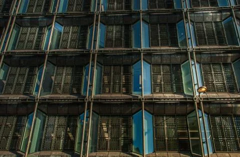 Beautiful pattern of old buildings Stock Photos