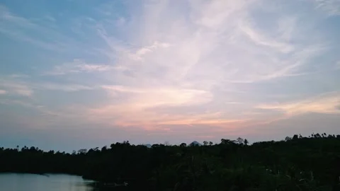 Beautiful pattern in the sky of clouds 스톡 동영상 238768208