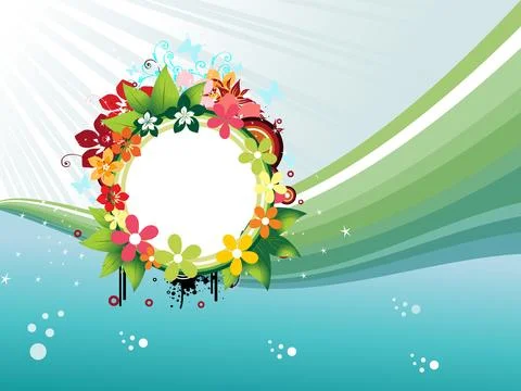 Beautiful pattern wallpaper Stock Illustration