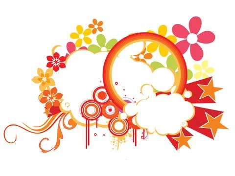 Beautiful pattern wallpaper Stock Illustration