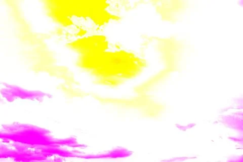 Beautiful patterns of clouds on the background of the sky. Changed color sc.. Stock Photos