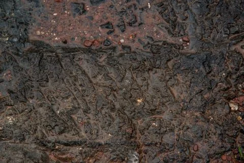 Beautiful patterns of granite on the mountains that erode naturally. Surface Foto stock