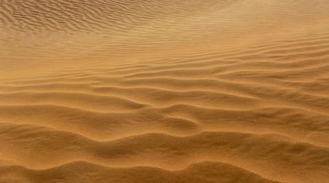 Beautiful patterns on the sand dunes Stock Photos