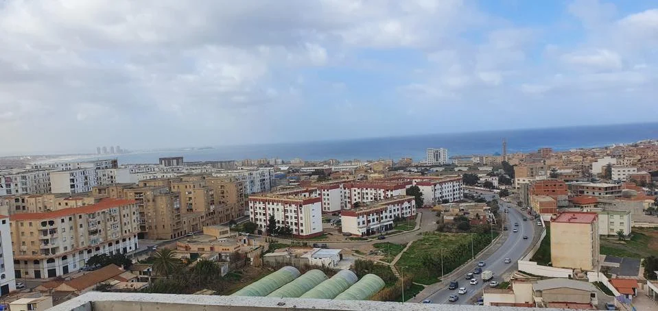 Beautiful paysage of algiers Stock Photos