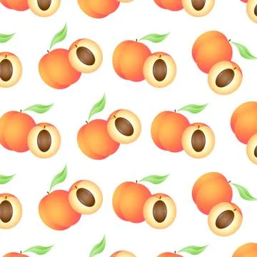 Beautiful peach background Stock Illustration