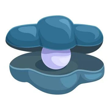 Beautiful pearl inside open shell creating luxury jewelry Stock Illustration