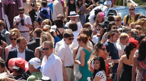 Beautiful people on the Event Stock Footage 7757516