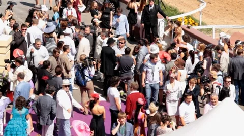 Beautiful people on the Event Stock Footage 7757585