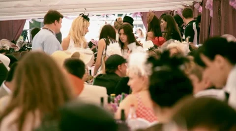 Beautiful people on the Event Stock Footage 7757655