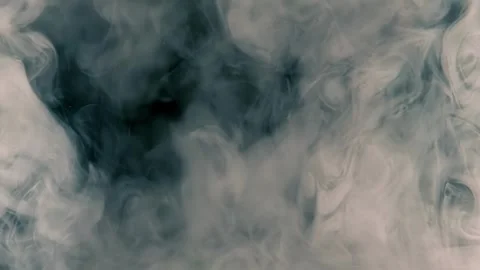 Beautiful physical patterns and spectacular swirls and waves of smoke Stock Footage 313207524
