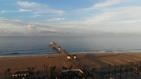 Beautiful Pier View Stock Footage 103297177