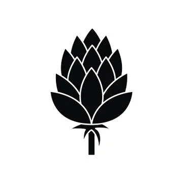 Beautiful pinecone isolated icon Stock Illustration