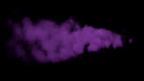 Beautiful Pink Cloud Smoke With Alpha Channel Isolated Compositing Element Stock Footage 141256789