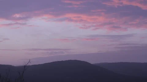 Beautiful Pink Clouds Video stock 11140480