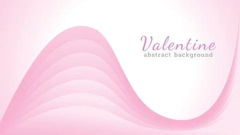 Beautiful pink wave vector illustration. Abstract background design templat.. 스톡 일러스트