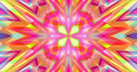 Beautiful Pixels Geometric Pattern Pastel Symmetric Background Stock Illustration