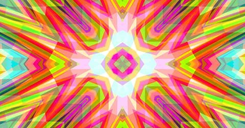 Beautiful Pixels Geometric Pattern Pastel Symmetric Background Stock Illustration