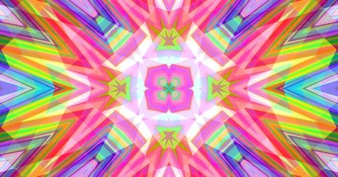 Beautiful Pixels Geometric Pattern Pastel Symmetric Background Stock Illustration