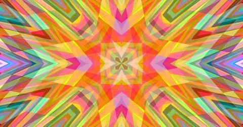 Beautiful Pixels Geometric Pattern Pastel Symmetric Background Stock Illustration