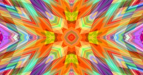 Beautiful Pixels Geometric Pattern Pastel Symmetric Background Stock Illustration