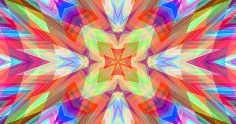 Beautiful Pixels Geometric Pattern Pastel Symmetric Background Stock Illustration