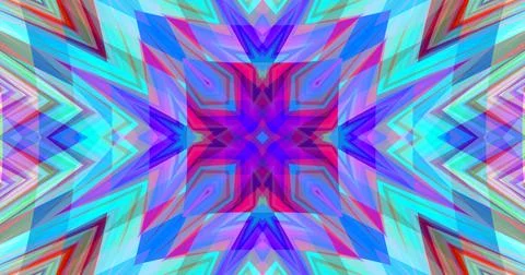 Beautiful Pixels Geometric Pattern Pastel Symmetric Background Ilustração Stock