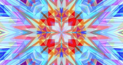 Beautiful Pixels Geometric Pattern Pastel Symmetric Background Stock Illustration