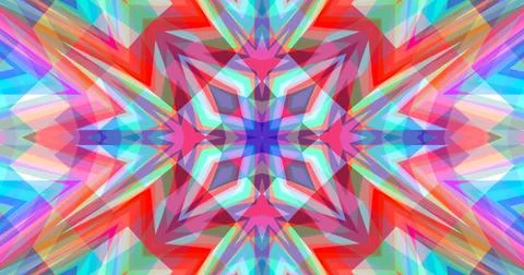 Beautiful Pixels Geometric Pattern Pastel Symmetric Background Ilustração Stock