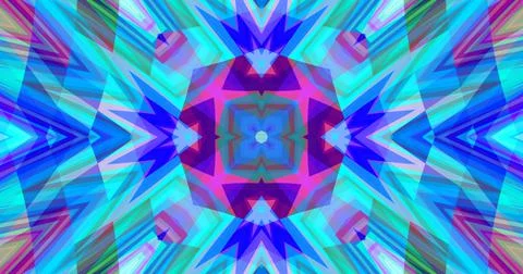 Beautiful Pixels Geometric Pattern Pastel Symmetric Background Stock Illustration