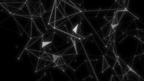 Beautiful plexus. Abstract creative composition, space. Stock Footage 115130059