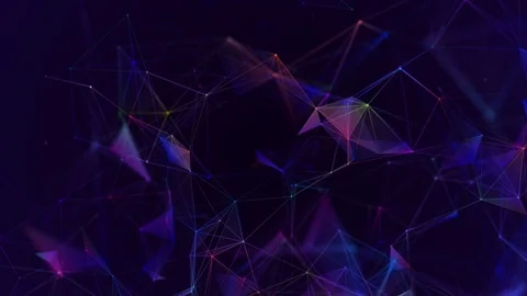 Beautiful plexus . Futuristic technology abstract background. Business Concept Stock Footage 76733529