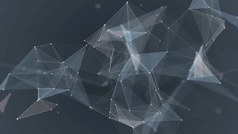 Beautiful plexus. Futuristic technology, abstract composition. Creative drawing Stock Footage 78776088