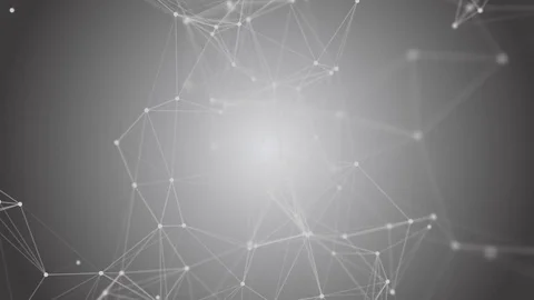 Beautiful plexus. Futuristic technology, abstract composition. Creative drawing Stock Footage 78837714