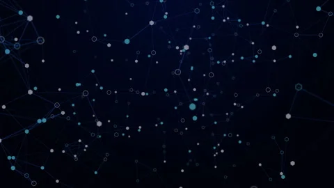 Beautiful Plexus Futuristic Technology Abstract Background Stock Footage 338375067
