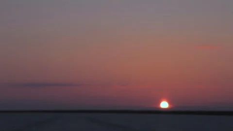 Beautiful polar sunset Stock-Footage 88485350