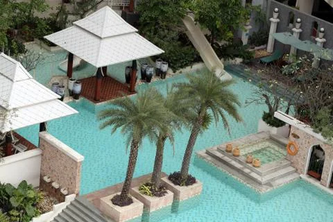 Beautiful pool Stock Photos