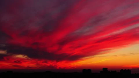 Beautiful Pre-Dawn Sky Stock Footage 57763150