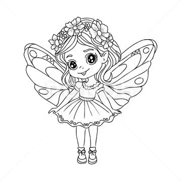 Premium Vector | Beautiful princess hand drawn cartoon sticker icon concept  isolated illustration