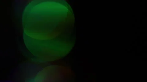 Beautiful prism light reflection from the left Stockbeeldmateriaal 309891613