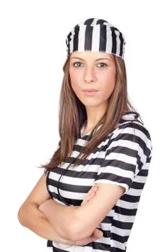 Beautiful prisoner Stock Photos