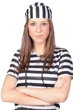 Beautiful prisoner Stock Photos