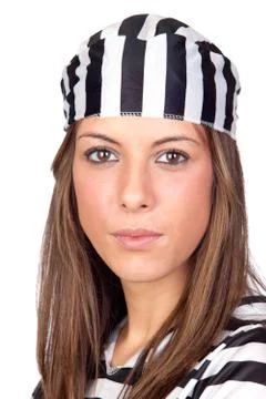 Beautiful prisoner Stock Photos