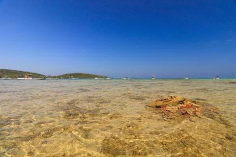 The Beautiful pristine beaches of Karimunjawa, Java, Indonesia Stock Photos