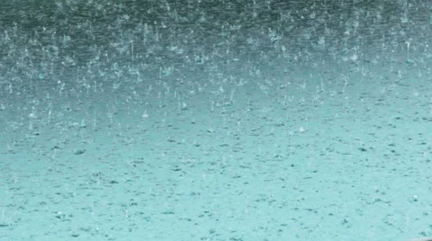 Beautiful rain background with sound Stock Footage 50867013
