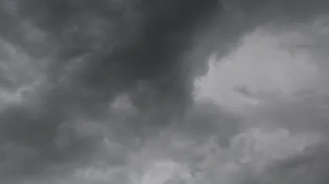 Beautiful rain clouds moving, timelapse Stock-Footage 40069097