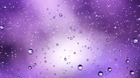 Beautiful rain drops fall in slow motion. Loopable Stock Footage 45663827