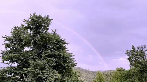 Beautiful Rainbow After Rain 库存影片 339777764