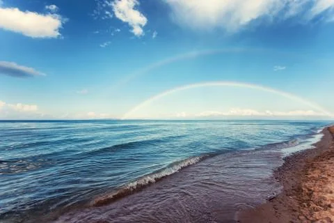 Beautiful rainbow Stock Photos