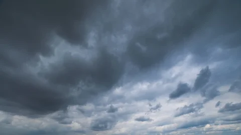 The beautiful rainy cloud stream. time lapse Stock Footage 112594452